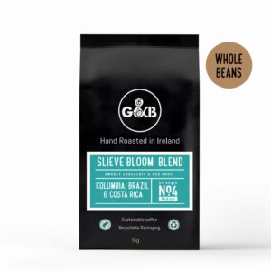 G&B Slieve Bloom Coffee Beans 1kg (4/5 strength)