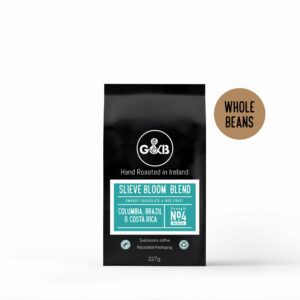 G&B Slieve Bloom Coffee Beans 227g (4/5 strength)