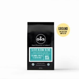 G&B Slieve Bloom Fresh Ground Coffee 227g (4/5 strength)