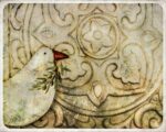 Print titled "White Bird" 25cm x 20cm