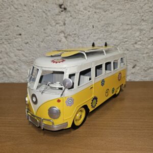 Volkswagen Kombi Van Yellow Handmade Model